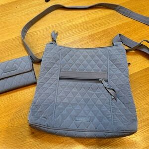 Vera Bradley Quilted Crossbody Bag with matching wallet Cottagecore Feminine
